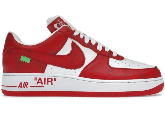 Louis Vuitton x Nike Air Force 1 Low By Virgil
Abloh Red