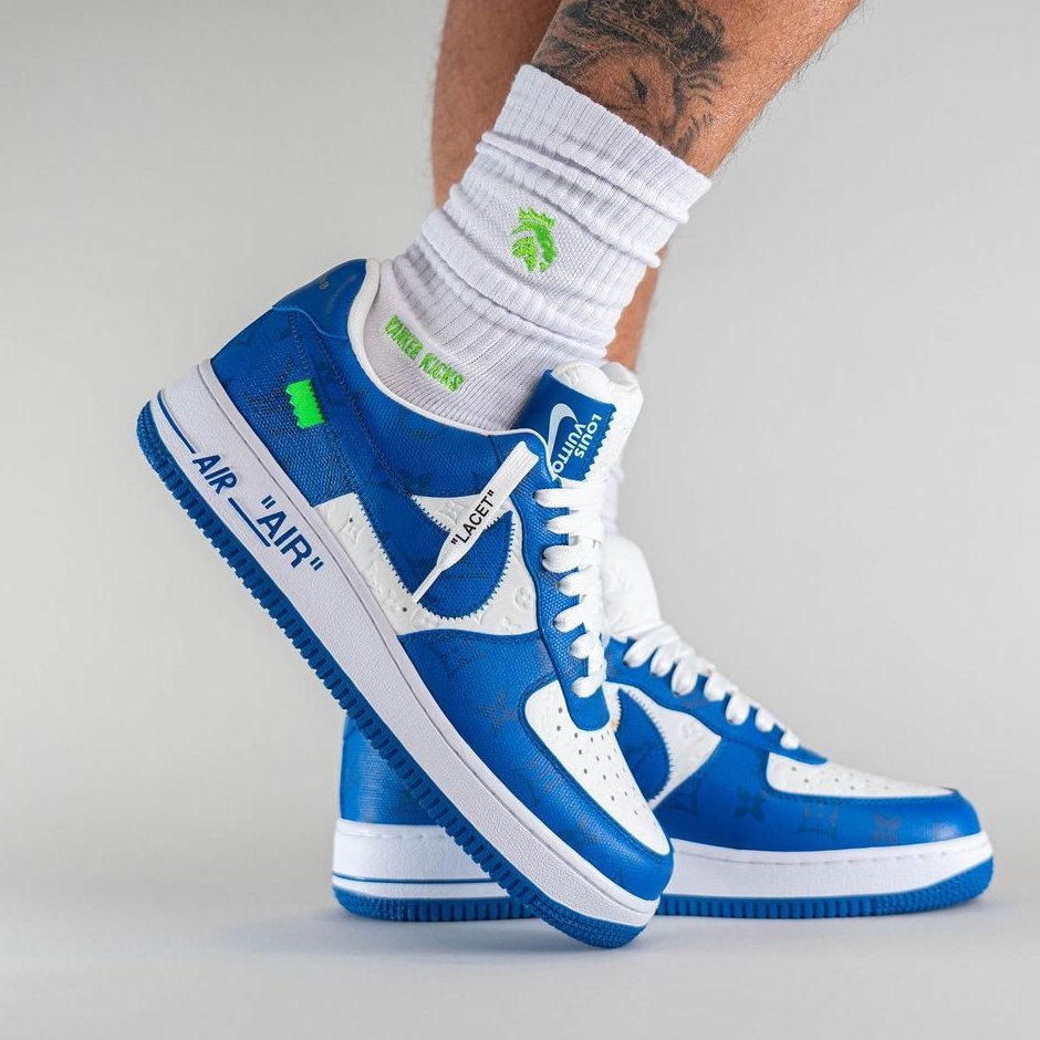 Louis Vuitton x Nike Air Force 1 Low By Virgil
Abloh Blue