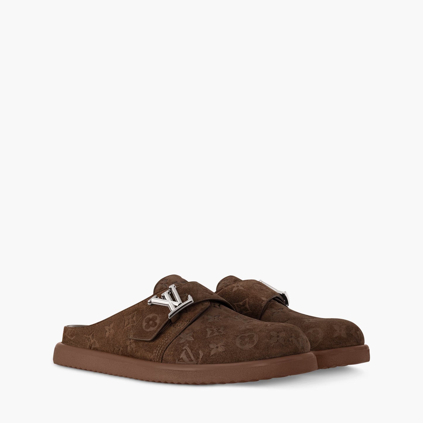 Louis Vuitton 'Easy Mule' Brown Slippers