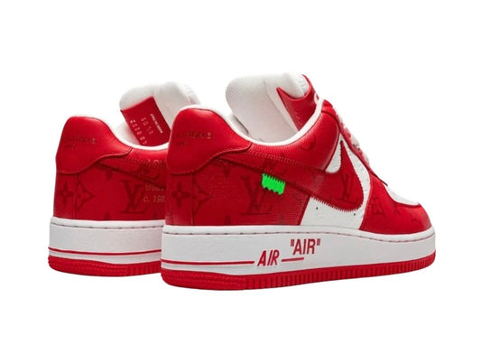 Louis Vuitton x Nike Air Force 1 Low By Virgil
Abloh Red